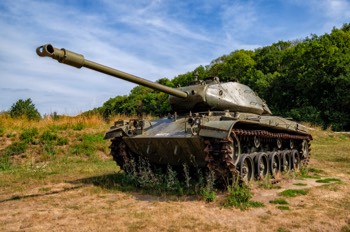  M41 Bulldog Tank at Fort Eben-Emael 