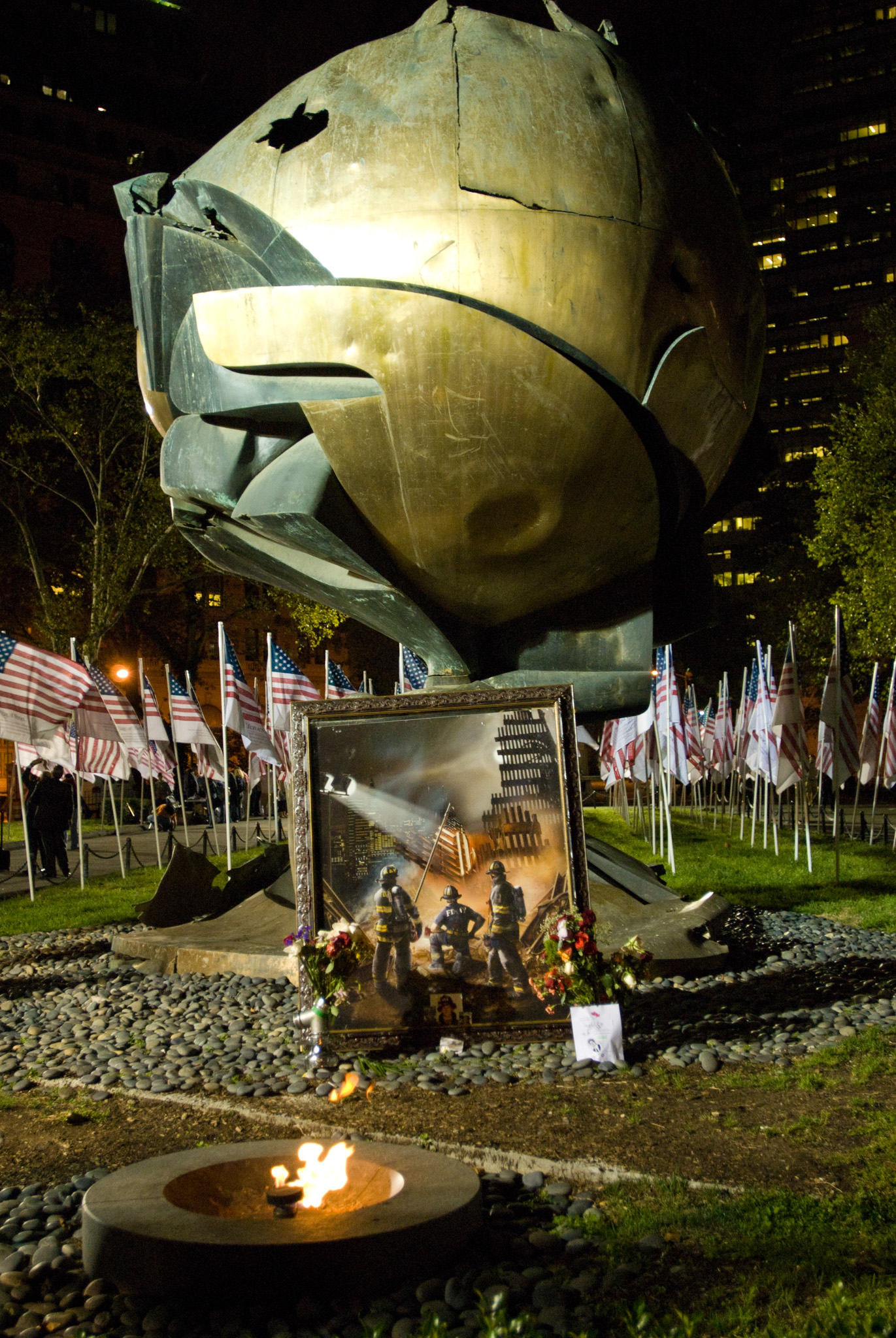 Battery Park on 9/11